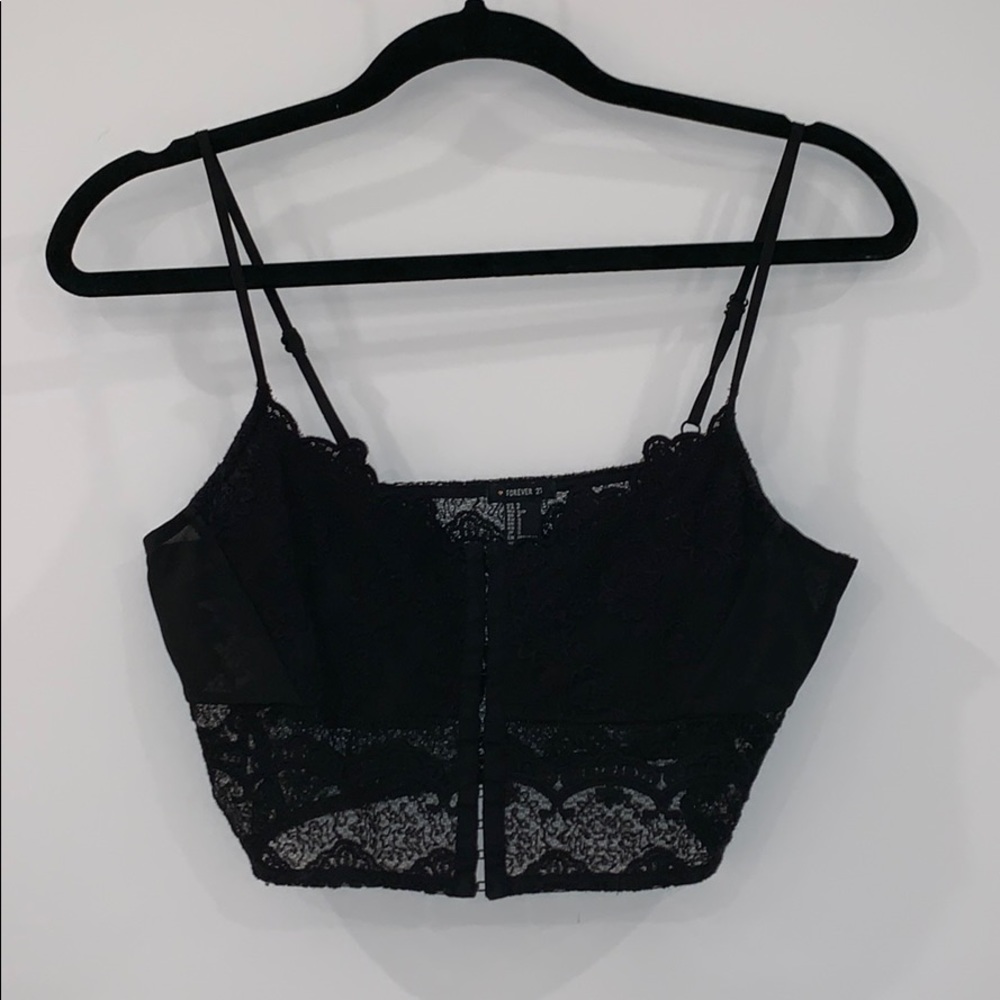 Lace crop top